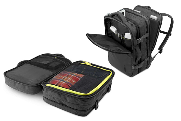 incase travel backpack open wide image