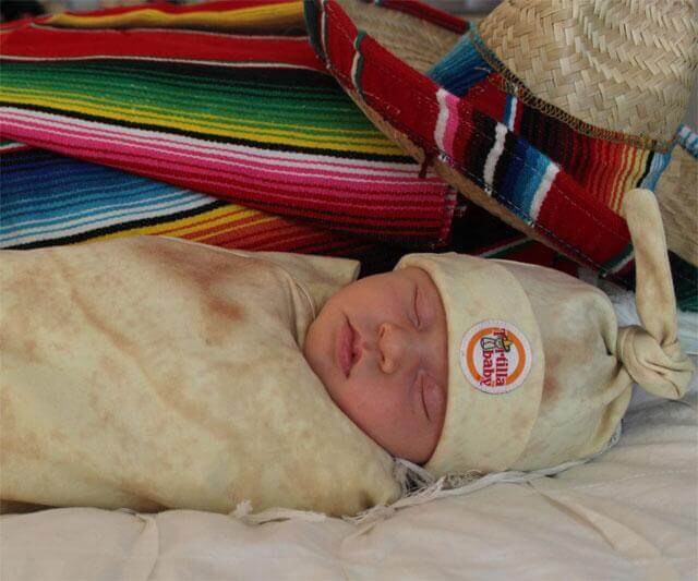 tortilla baby blanket
