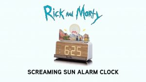 rick and morty screaming sun alarm clock
