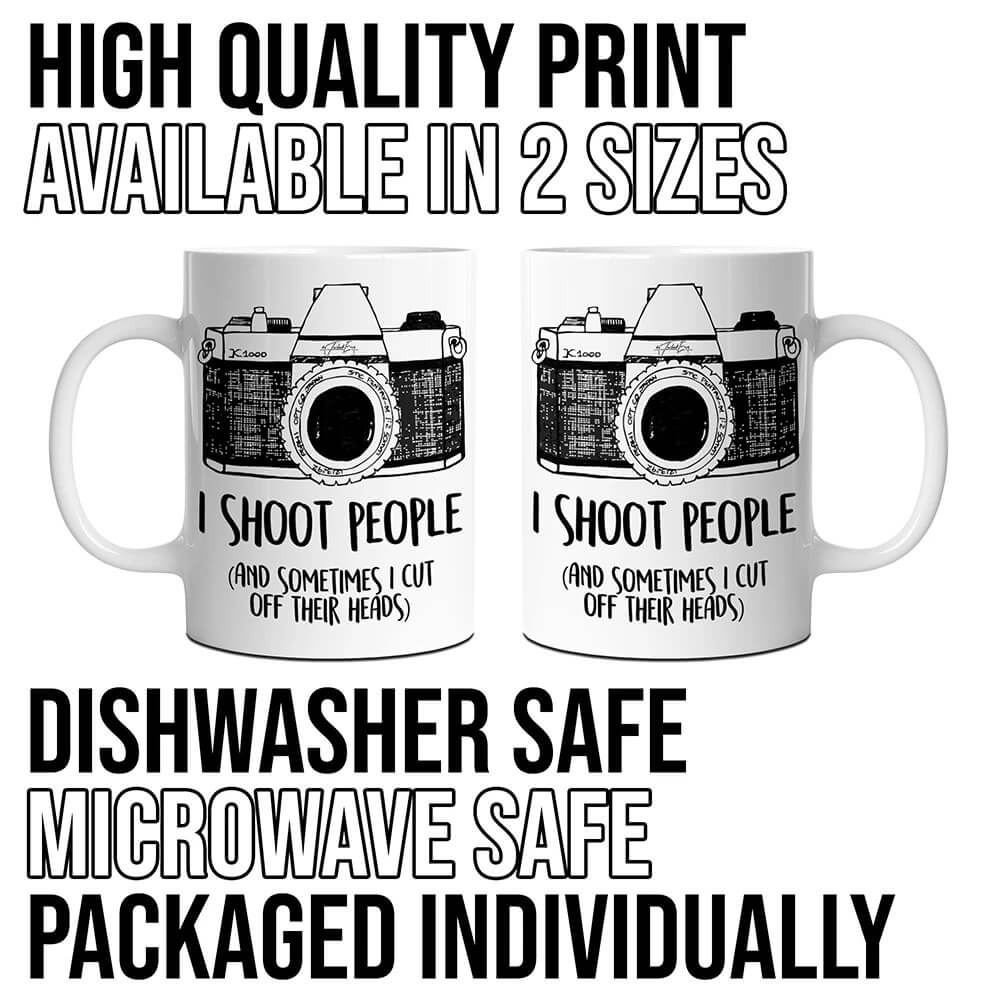i shoot people coffee mug